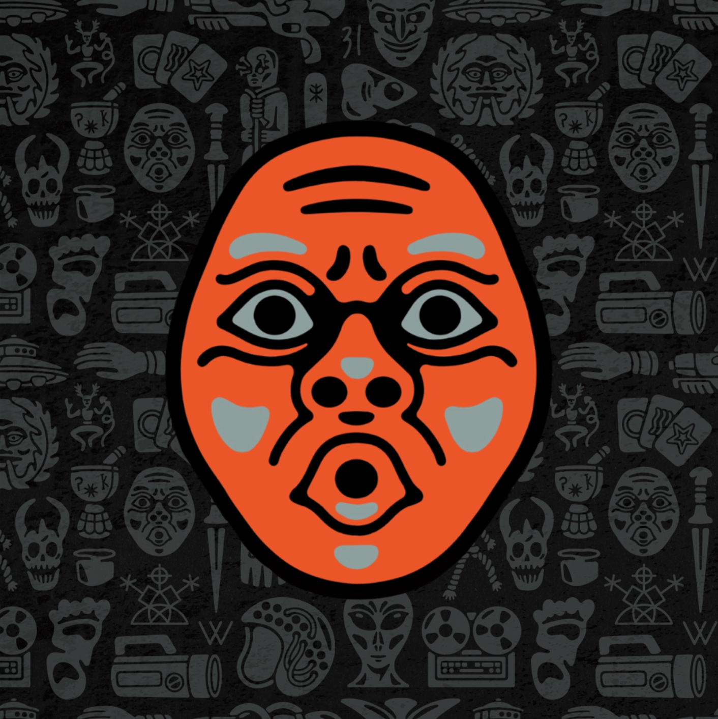 Restless Face Enamel Pin