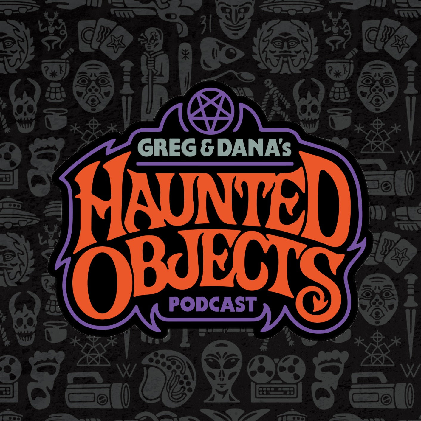 Haunted Objects Podcast Logo Sticker