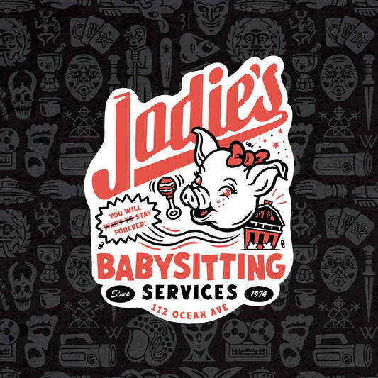 PRESALE - Jodie's Babysitting Sticker
